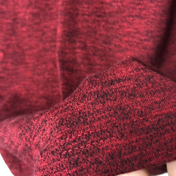 DC Red Speckled Men’s Sweatshirt Hoodie Size S - Picture 8 of 9